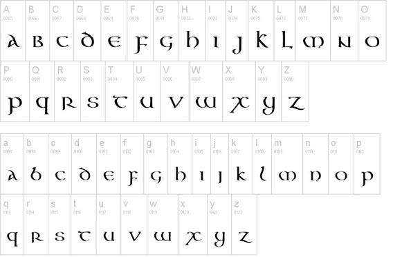 Aon-Cari-Celtic Free Celtic Fonts To Download (56 Examples)