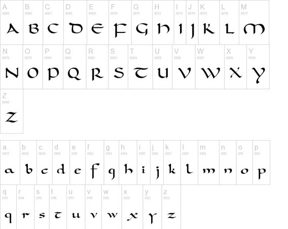 Carolingia Free Celtic Fonts To Download (56 Examples)