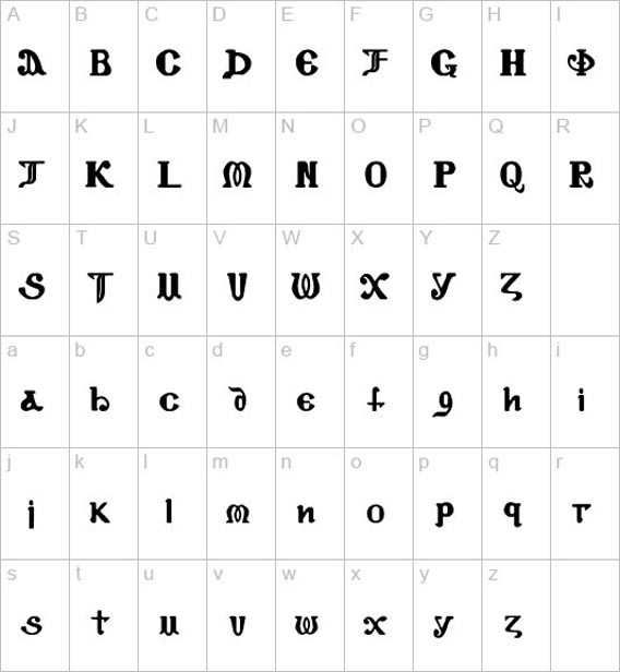 Coptic-Eyes-Latin Free Celtic Fonts To Download (56 Examples)