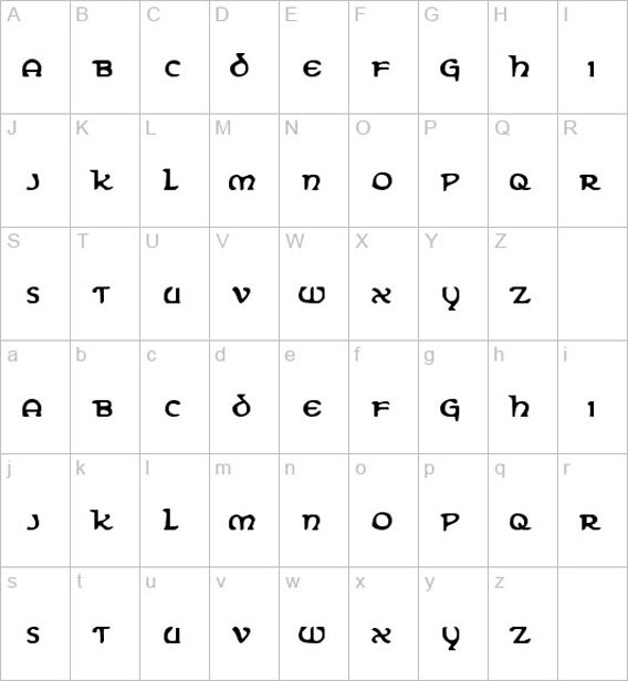 Erin-Go-Bragh Free Celtic Fonts To Download (56 Examples)