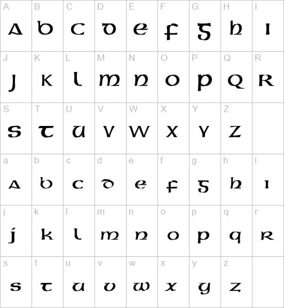 Gaeilge-1-Normal Free Celtic Fonts To Download (56 Examples)