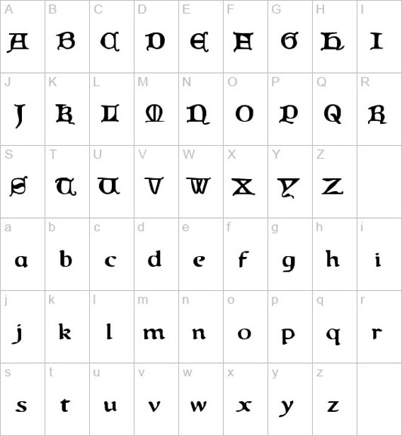 Queen-Country Free Celtic Fonts To Download (56 Examples)