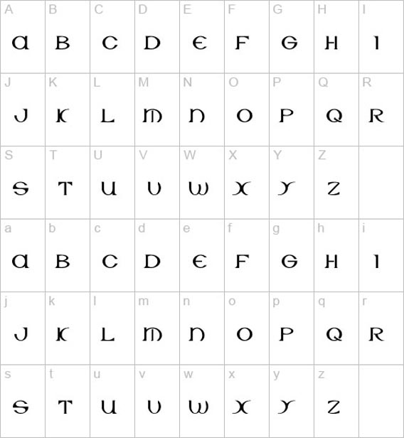 Unicercle Free Celtic Fonts To Download (56 Examples)