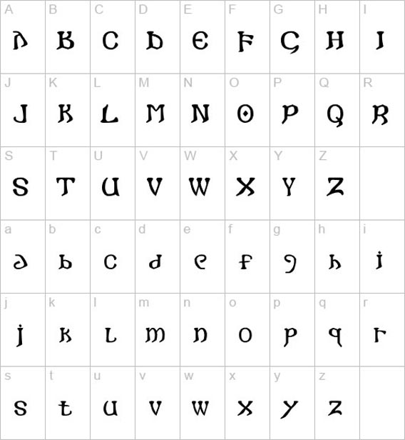 i-crashed-into-gothic Free Celtic Fonts To Download (56 Examples)
