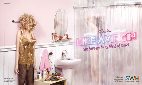 Leave-your-inner-singer-out-of-the-shower 500 Creative And Cool Advertisement Ideas