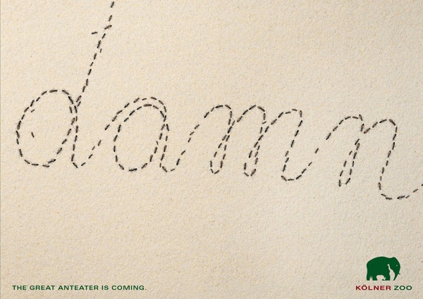 The-great-anteater-is-coming The best print ads that you will see today (55 examples)