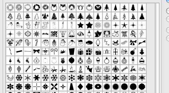 Xmas_Shapes_by_Camxso All The Photoshop Custom Shapes You'll Need To Download