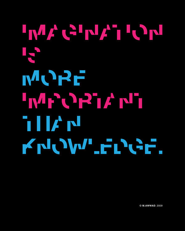 imagination_is_important_by_no_preview-d2chkuy Typography posters: Tips, Best Practices, And 108 Examples