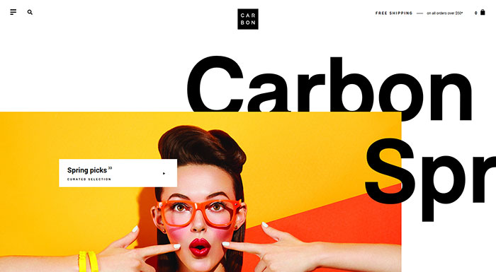 carbonbeauty_com Modern Website Layout Ideas (27 Examples)