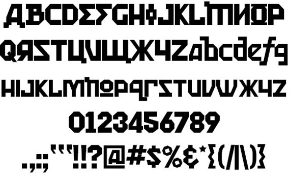 Available fonts