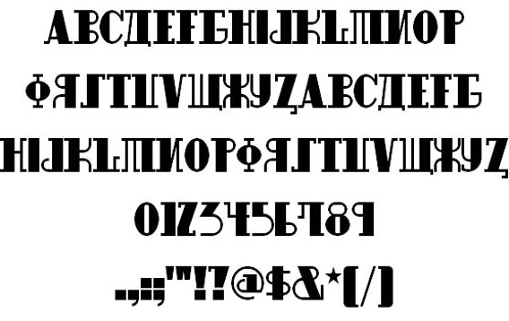 Raskalnikov 61 Free Russian Fonts Available For Download