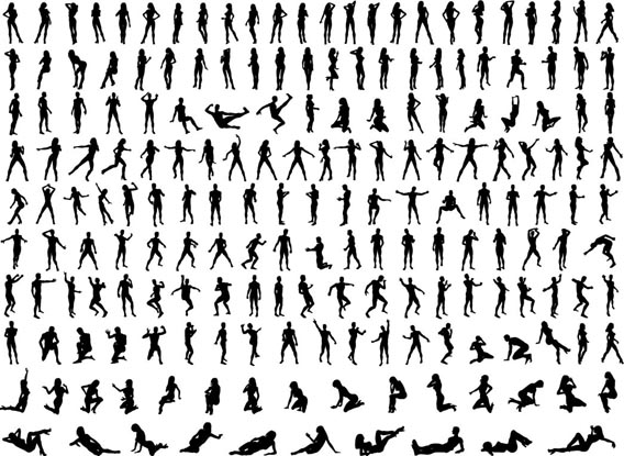 Silhouettes_by_DuroArt Huge Collection Of 30 Free Vector Silhouettes