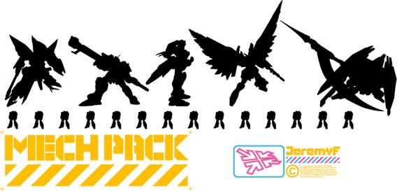 mechpack_by_JeremyF Huge Collection Of 30 Free Vector Silhouettes