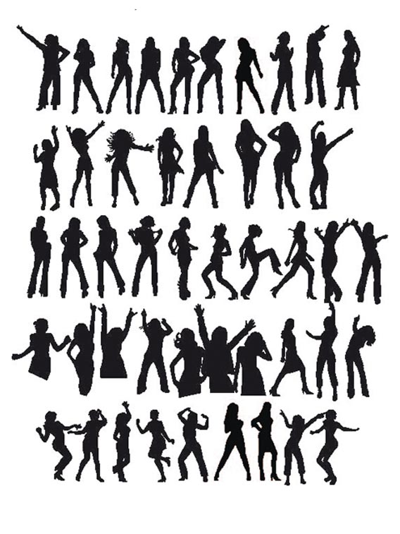 vector_dancers_by_blindblues46 Huge Collection Of 30 Free Vector Silhouettes