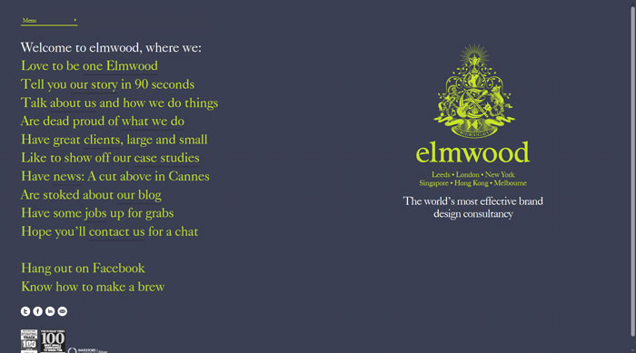 elmwood_com The Best And Most Creative Design Agencies In UK