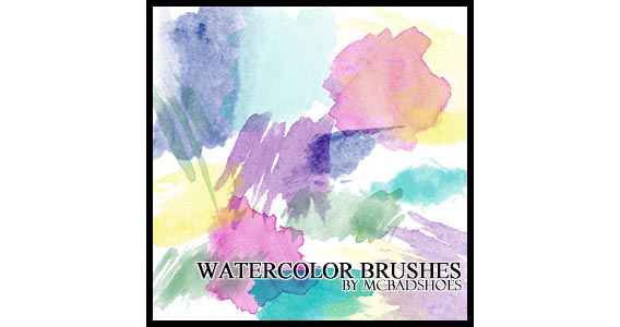 Watercolor_Brushes_by_mcbadshoes 35 Of The Best Watercolor Brushes for Photoshop