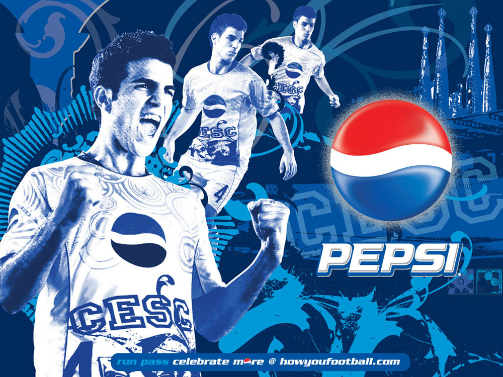 Fabregas-Pepsi-pepsi-225125 Coca Cola And Pepsi Print Ads (37 Advertisements)