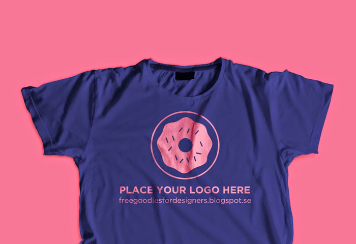 free-psd-tshirt-multicolor-mockup-color 82 FREE T-Shirt Template Options For Photoshop And Illustrator