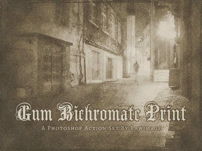 gum_bichromate_print_by_rawimage 88 Free Photoshop Actions For Photographers