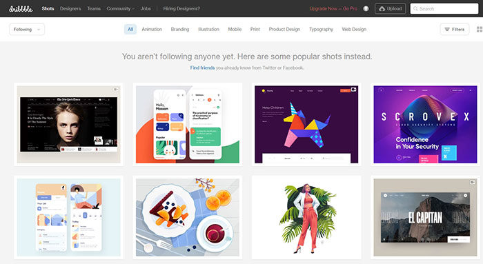 dribbble-700x383 Graphic Designer Websites Portfolios and Resources