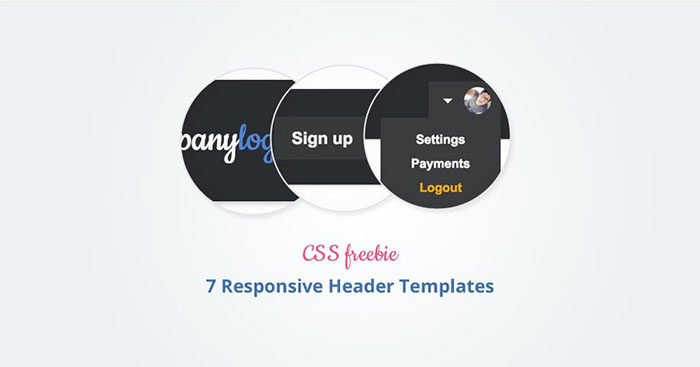 freebie-7-responsive-header-templates-700x367 44 Website Header Design Examples and What Makes Them Good
