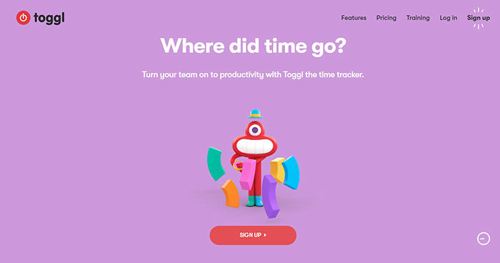 toggl-700x368 Graphic Designer Websites Portfolios and Resources