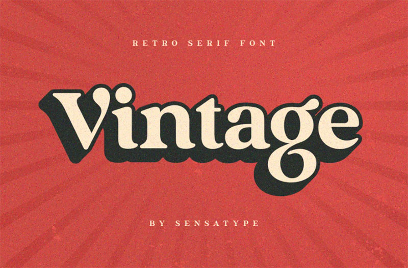Vintage 44 Bold Fonts To Use For Headlines In Websites & Print