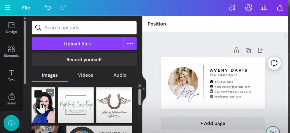 Cómo crear una firma de correo electrónico en Canva