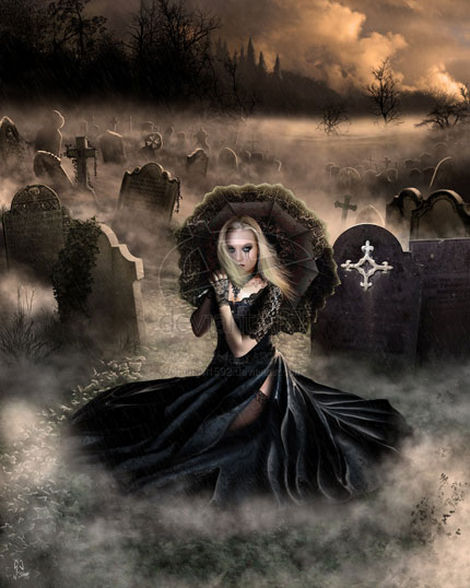 51 Dark fantasy girls - Photoshop manipulation