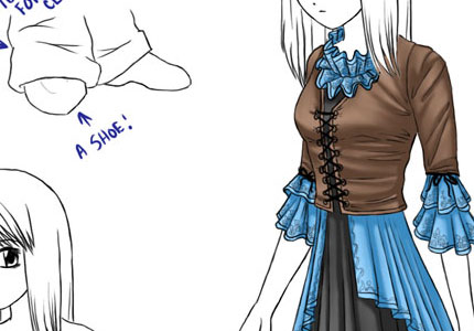 animeclothes2 How to draw anime: learn to do anime drawings